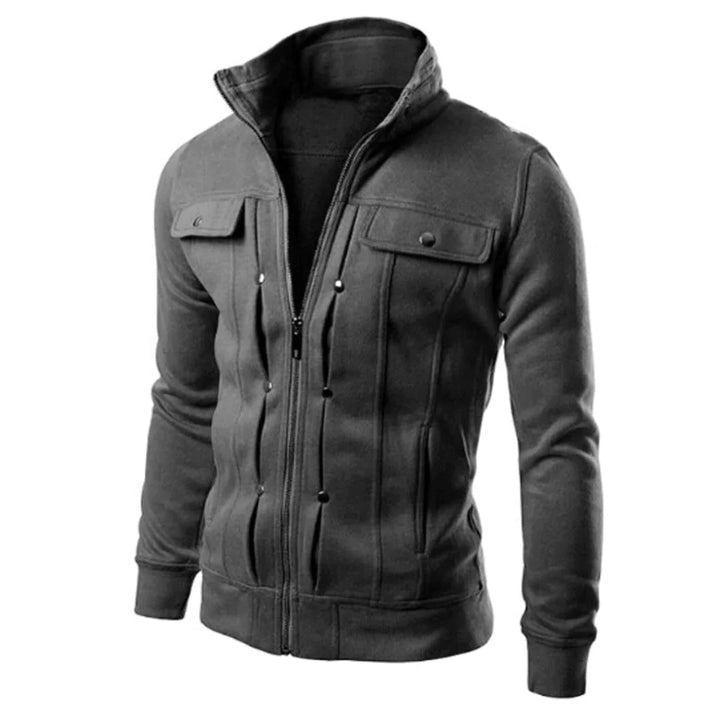 Herren Zip-Up Stehkragen-Jacke – Carlo Herbstedition