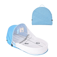 Faltbares & tragbares Babynest mit Moskitonetz – Schlafinsel Cosina