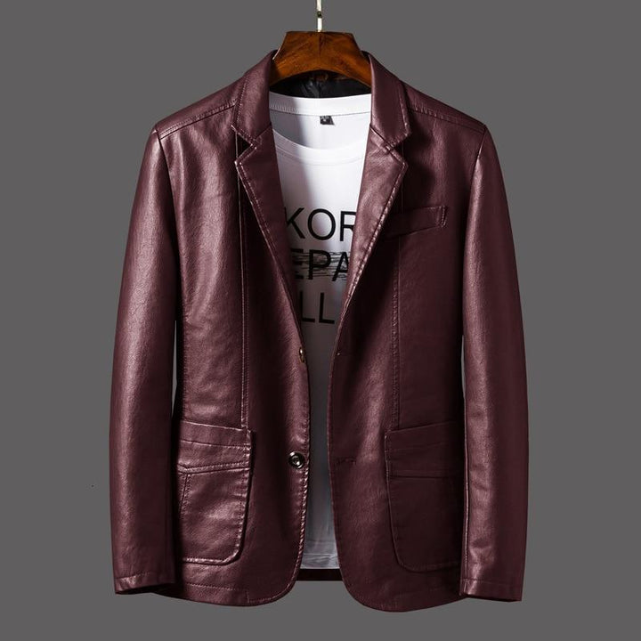 Herren-Lederblazer – Leonardo Herbstedition