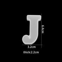 3D Silikonform zum Gießen von Schokoladenbuchstaben – BackSpaß (1+1 Gratis)