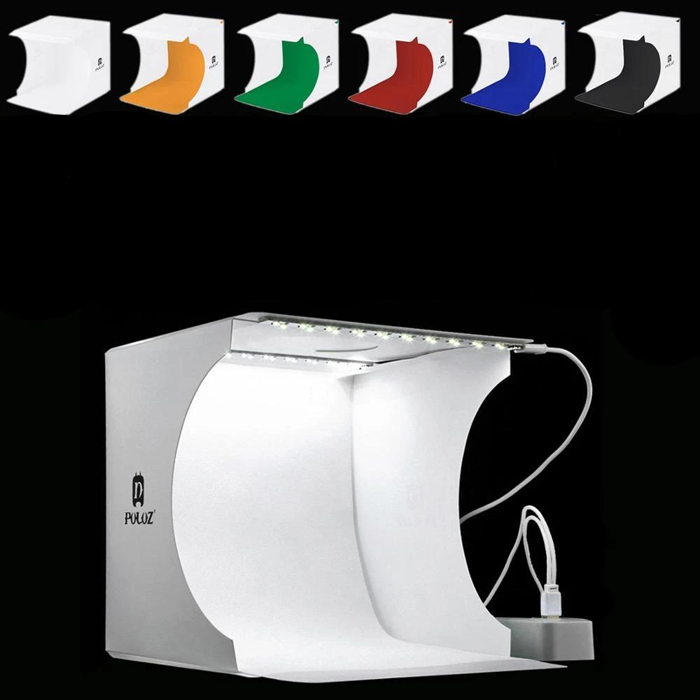 Tragbares Fotostudio mit LED-Beleuchtung – LumiCube