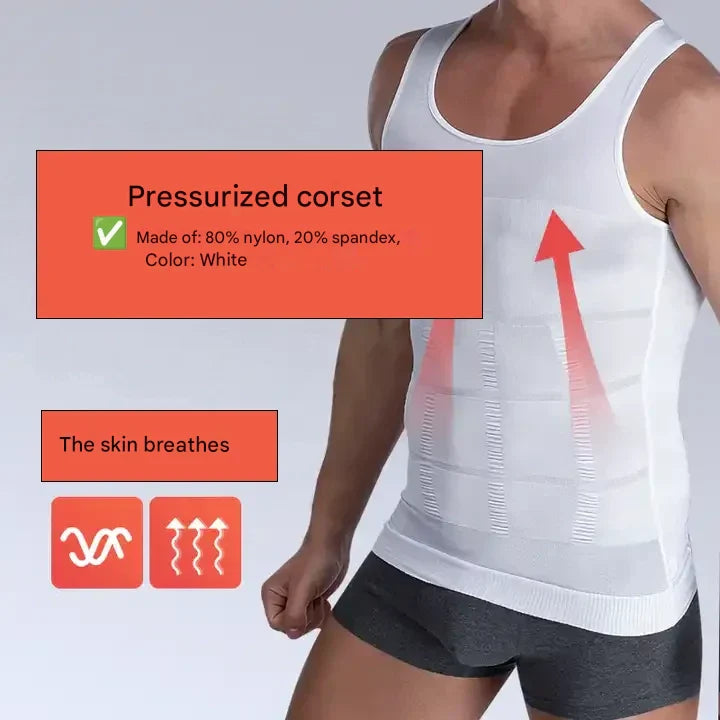 Korrigierendes Herrenhemd mit Formgebungseffekt – Noah