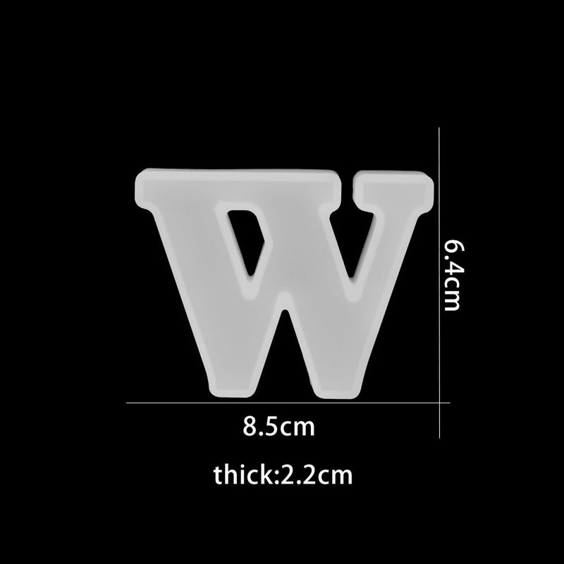 3D Silikonform zum Gießen von Schokoladenbuchstaben – BackSpaß (1+1 Gratis)