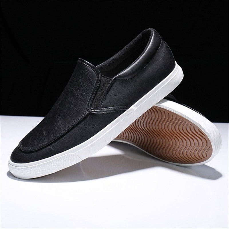Herren-Slip-on-Ledersneaker – Jonas