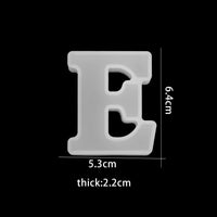 3D Silikonform zum Gießen von Schokoladenbuchstaben – BackSpaß (1+1 Gratis)