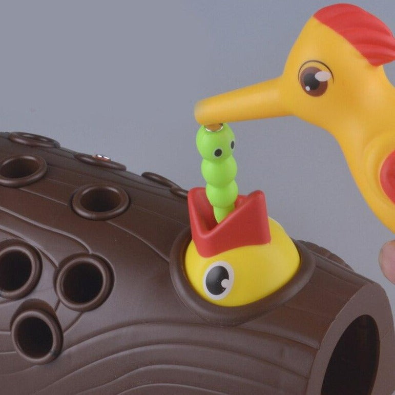 Interaktives Holzspiel – Peckaroo