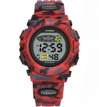 Wasserdichte digitale Kinderarmbanduhr mit LED-Display – Livano