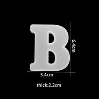 3D Silikonform zum Gießen von Schokoladenbuchstaben – BackSpaß (1+1 Gratis)