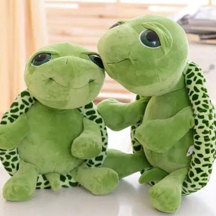 Weiches Plüsch-Schildkrötenkuscheltier mit realistischem Design – Kuschelpanzli