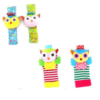 Sensorik-Rassel-Set für Babys mit Hand- und Fußspiel – WackelSpaß (1 kaufen, 1 gratis)