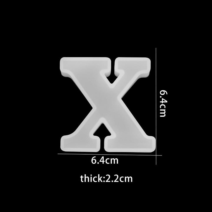 3D Silikonform zum Gießen von Schokoladenbuchstaben – BackSpaß (1+1 Gratis)