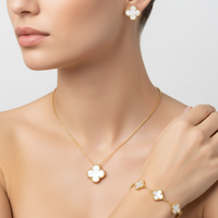 Halskette Und Ohrringe - LuckJewelry 