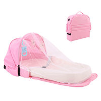 Faltbares & tragbares Babynest mit Moskitonetz – Schlafinsel Cosina