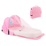 Faltbares & tragbares Babynest mit Moskitonetz – Schlafinsel Cosina