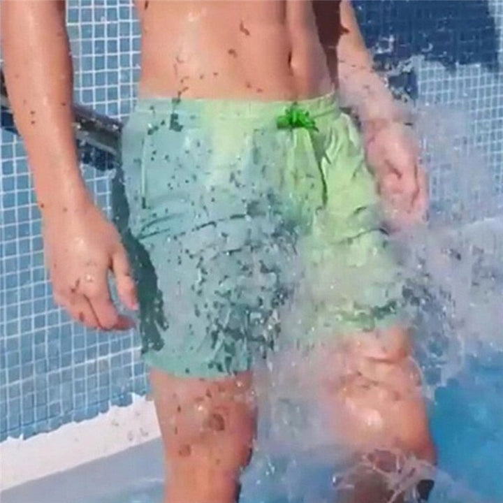 Farbwechselnde Herren-Badeshorts mit Thermoeffekt – Sommer-Highlight 2025