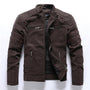 Herren-Bikerjacke mit Stehkragen – Rafael Herbstedition
