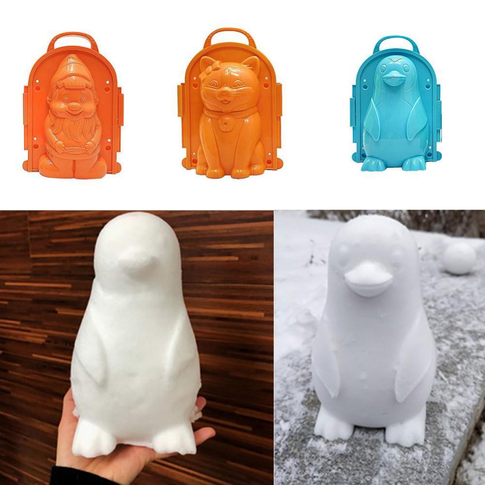 Schneeskulpturform für Kinder – Tiere & Figuren selber machen – 1+1 Gratis
