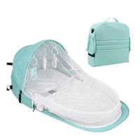 Faltbares & tragbares Babynest mit Moskitonetz – Schlafinsel Cosina