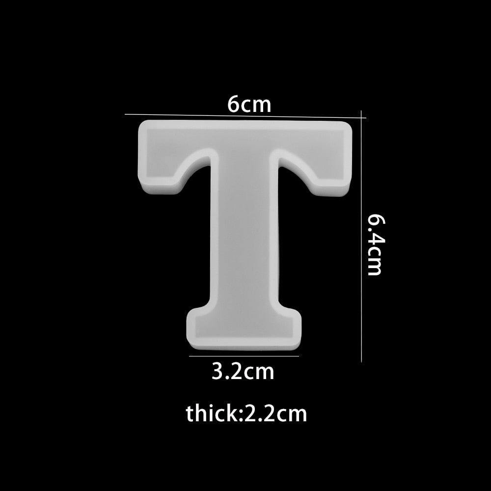 3D Silikonform zum Gießen von Schokoladenbuchstaben – BackSpaß (1+1 Gratis)