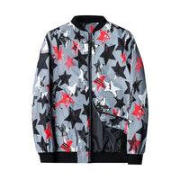 Herbstliche Bedruckte Herren-Bomberjacke - Enzo