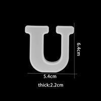 3D Silikonform zum Gießen von Schokoladenbuchstaben – BackSpaß (1+1 Gratis)
