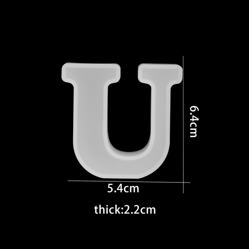3D Silikonform zum Gießen von Schokoladenbuchstaben – BackSpaß (1+1 Gratis)