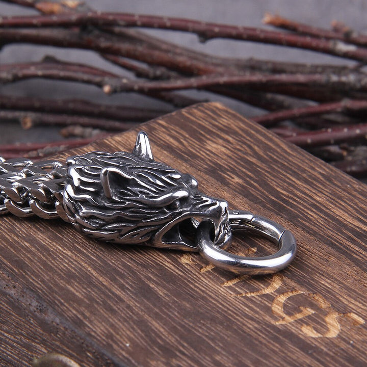 Viking Wolf Charm Armband – Ragnar