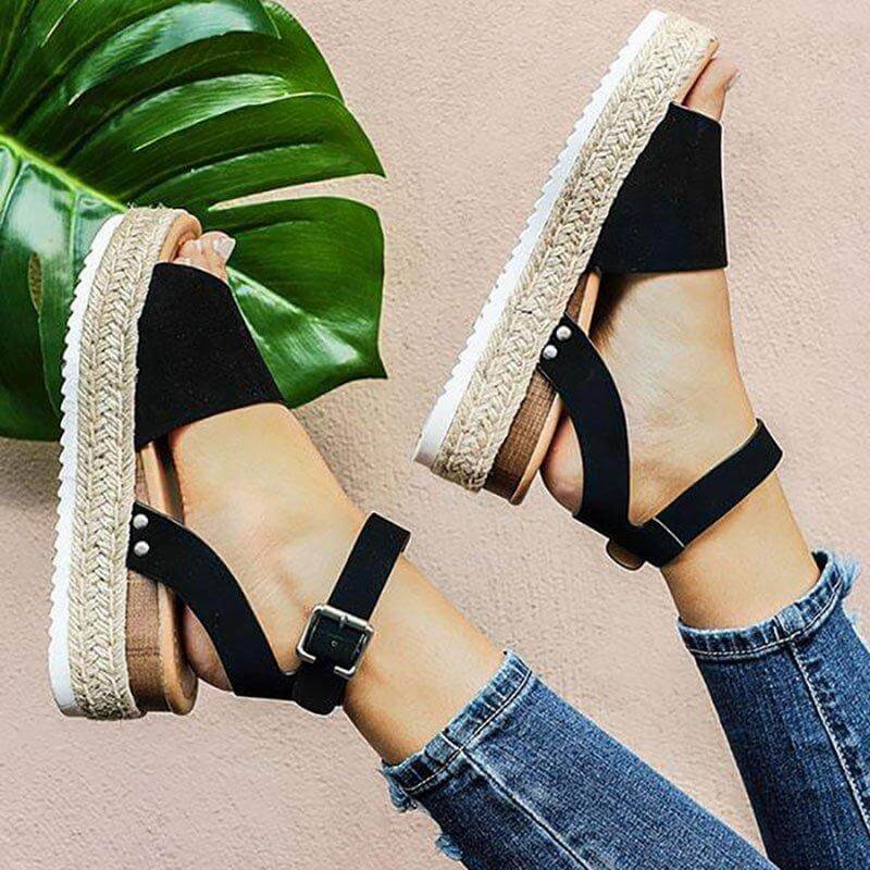 Trendy Damen Espadrille Sommerschuhe – Liv