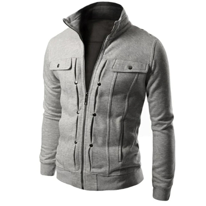 Herren Zip-Up Stehkragen-Jacke – Carlo Herbstedition