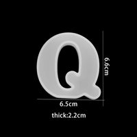 3D Silikonform zum Gießen von Schokoladenbuchstaben – BackSpaß (1+1 Gratis)