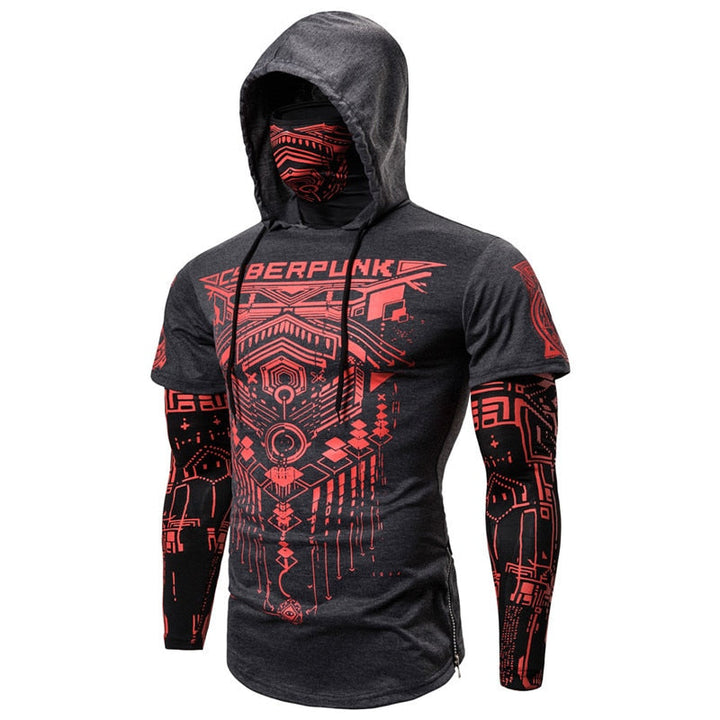 Herren-Hoodie mit integrierter Skull-Maske – Herbst-Edition ShadowX