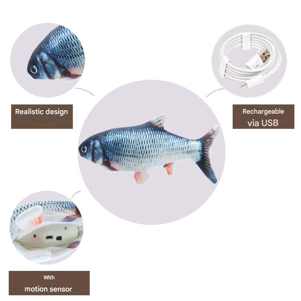 Interaktives Spielzeug für Hunde - FlippyFish