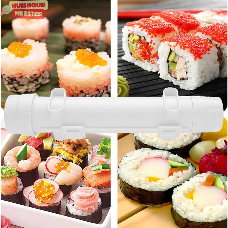 Sushi-Maker-Set, weiß, Kunststoff, für hausgemachtes Sushi, einfach zu bedienen, Küche Zubehör