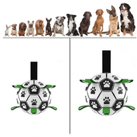 Nachhaltiger Hundesportball mit Griffen – TugBounce