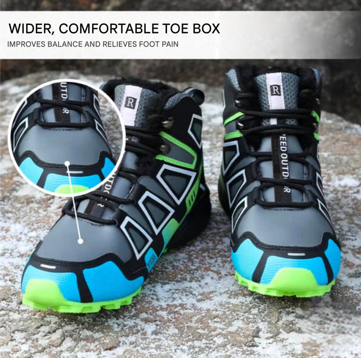 Unisex Winter-Trekkingschuhe mit rutschfester Profilsohle – Marco