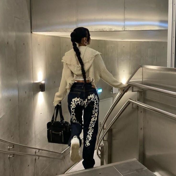 Herbstliche Retro Street Jeans – Jaxen