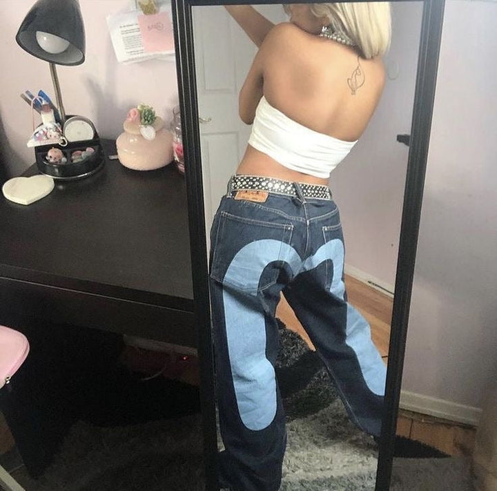 Herbstliche Retro Street Jeans – Jaxen