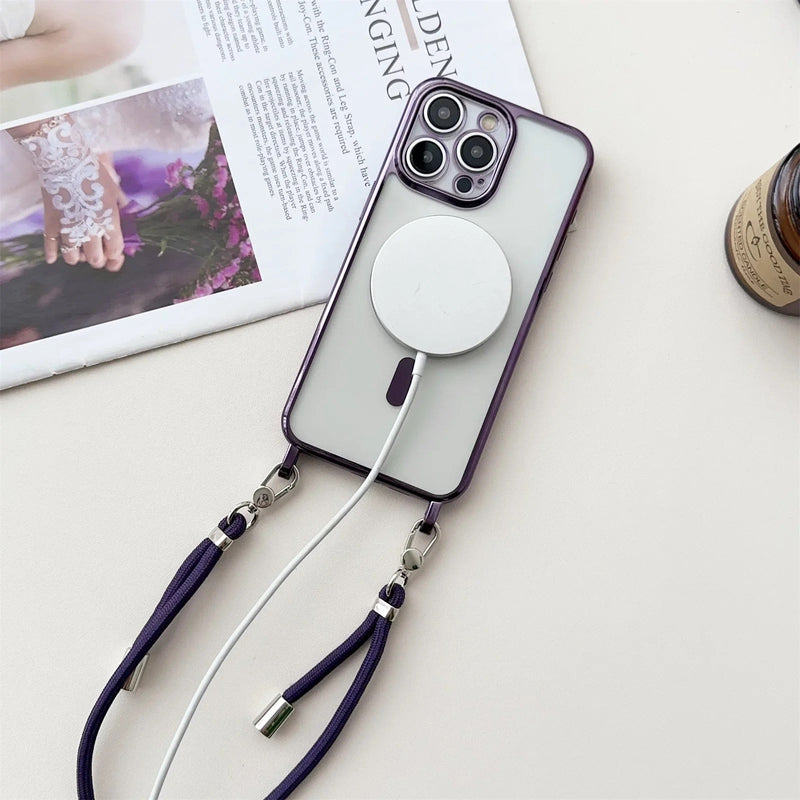 MagSafe-Umhängehülle für iPhone mit Tragegurt – Halo (1+1 GRATIS)