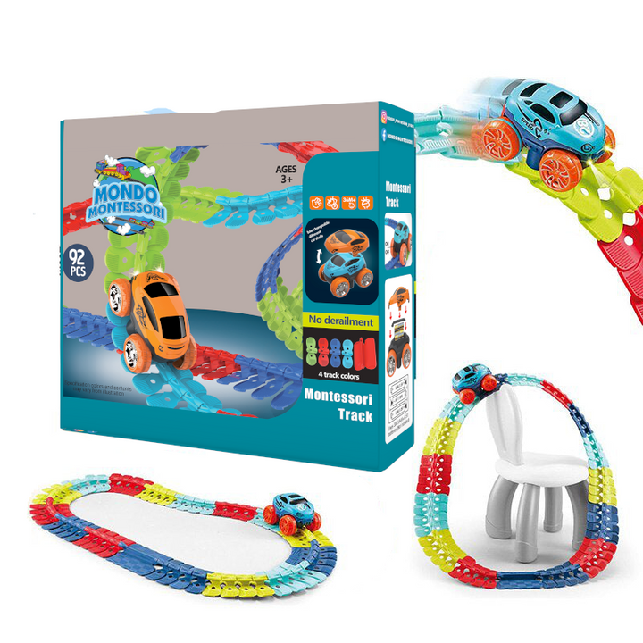 Flexibles Montessori Spielbahn – FlexiTrack