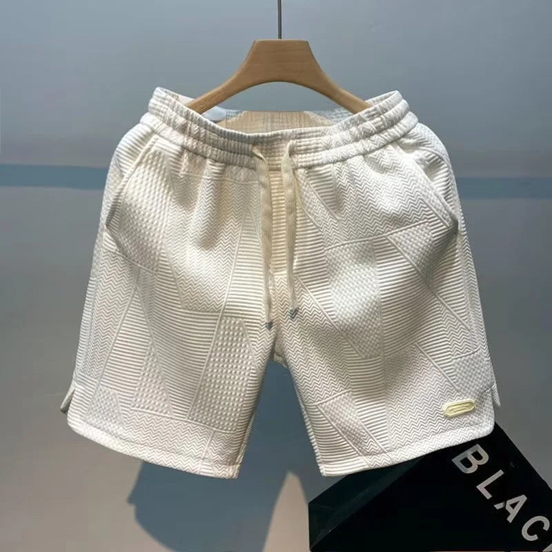 Herringbone Herren-Shorts mit Ice-Silk-Technologie – Milo