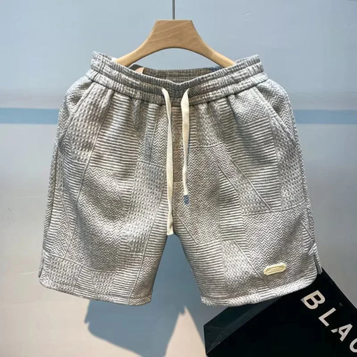 Herringbone Herren-Shorts mit Ice-Silk-Technologie – Milo