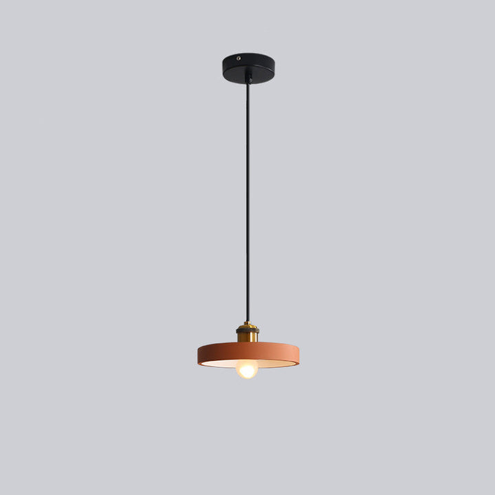 Moderne Pendelleuchte, schwarz und kupfer, minimalistisches Design, E27 Fassung, Innenbeleuchtung.