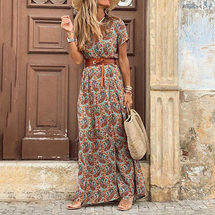 Boho-Maxikleid mit Muster Damen – Thalia