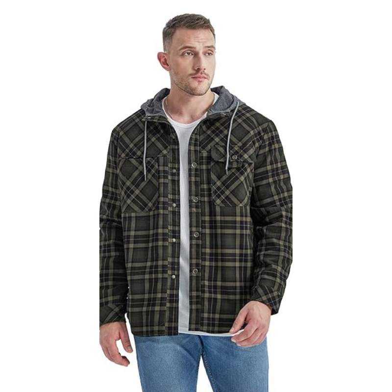 Herren Outdoorjacke kariert mit Isolierung & wasserabweisender Beschichtung – Ragnar