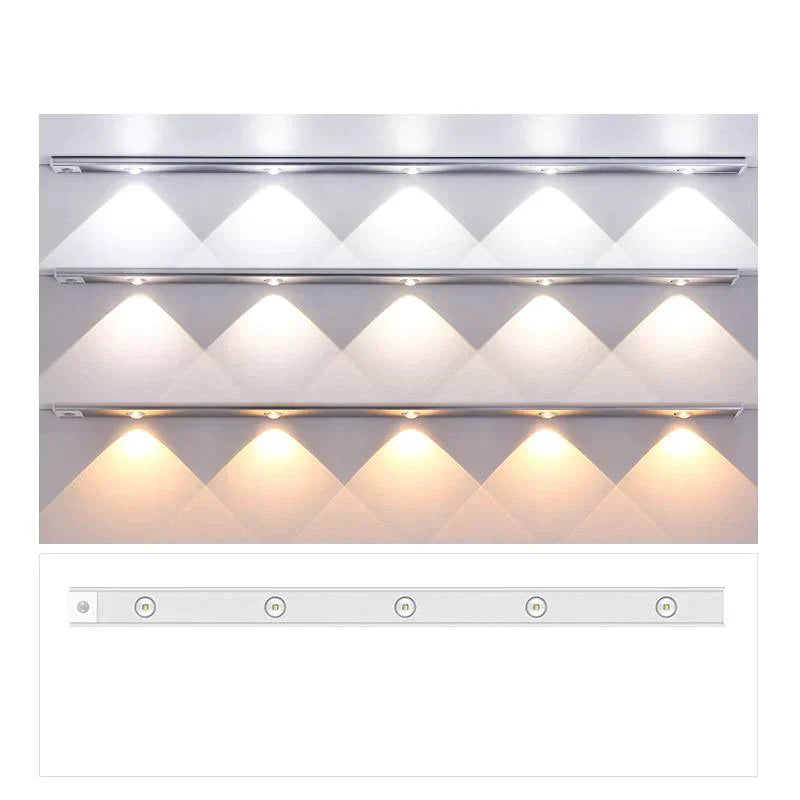 LED-Unterbauleuchte, dimmbar, warmweiß bis kaltweiß, energiesparend, modern, Küche, Büro.