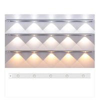 LED-Unterbauleuchte, dimmbar, warmweiß bis kaltweiß, energiesparend, modern, Küche, Büro.