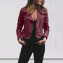 Damen-Bikerjacke aus Wildleder – Noelia Herbstedition
