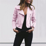 Damen-Bikerjacke aus Wildleder – Noelia Herbstedition