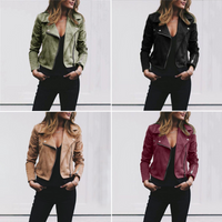 Damen-Bikerjacke aus Wildleder – Noelia Herbstedition