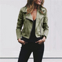 Damen-Bikerjacke aus Wildleder – Noelia Herbstedition